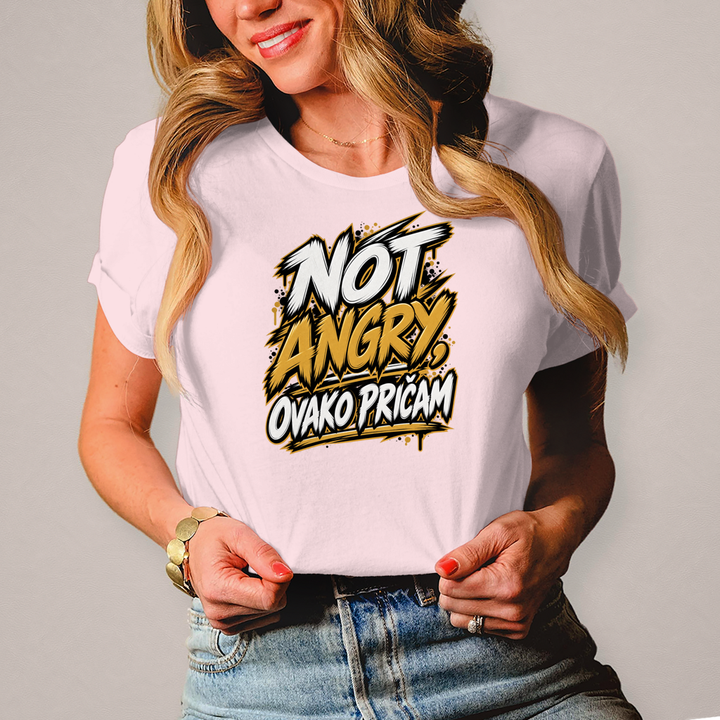 Damen T-Shirt Not angry