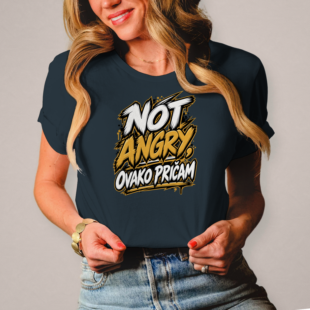Damen T-Shirt Not angry