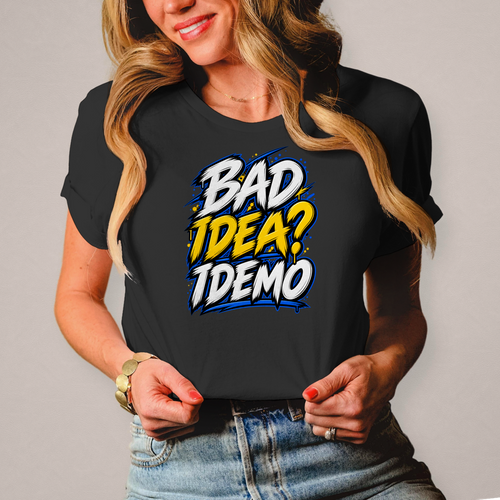 Ženska majica Bad idea idemo