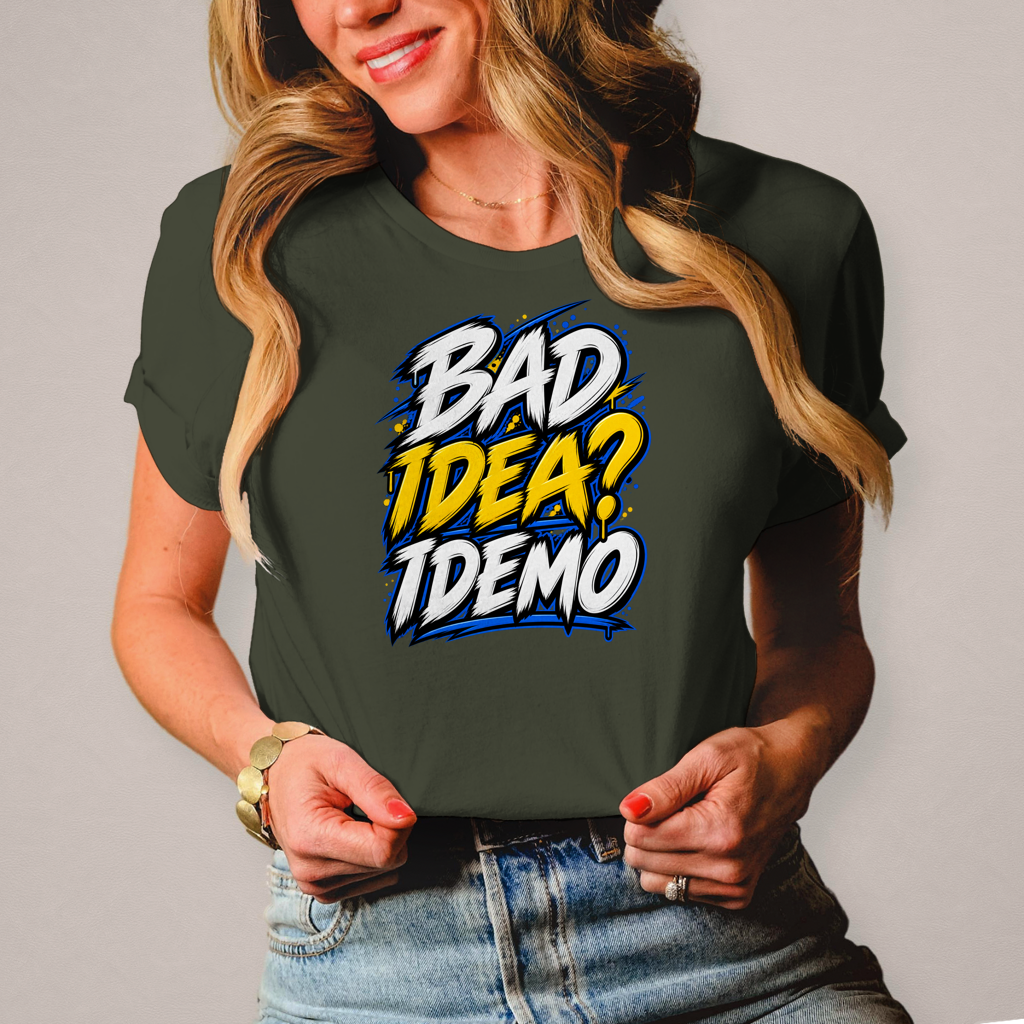 Ženska majica Bad idea idemo
