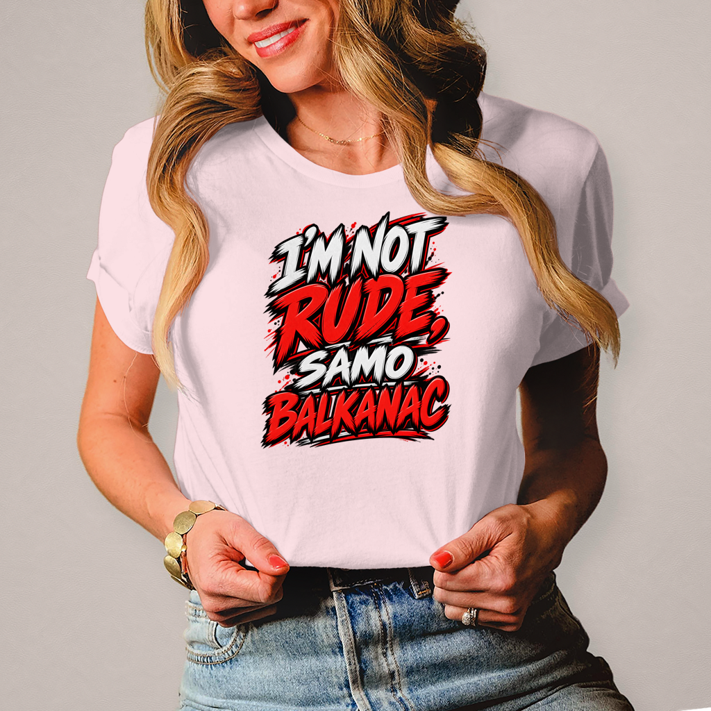 Damen T-Shirt I am not rude