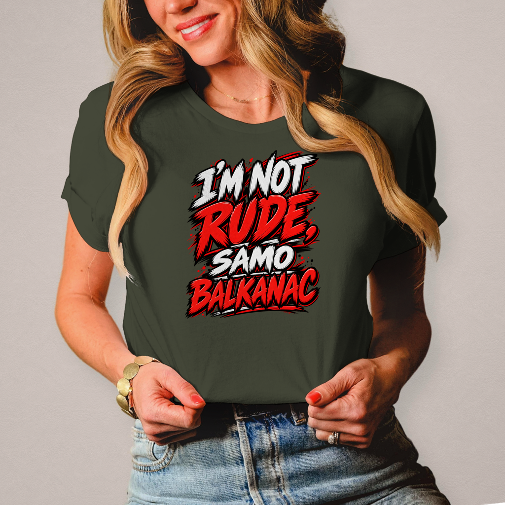 Damen T-Shirt I am not rude
