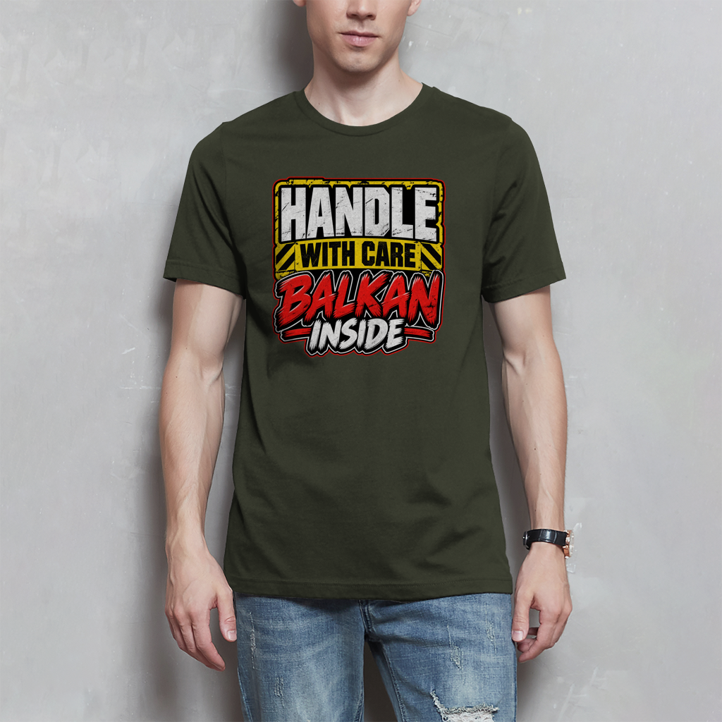 Herren T-Shirt - Balkan inside