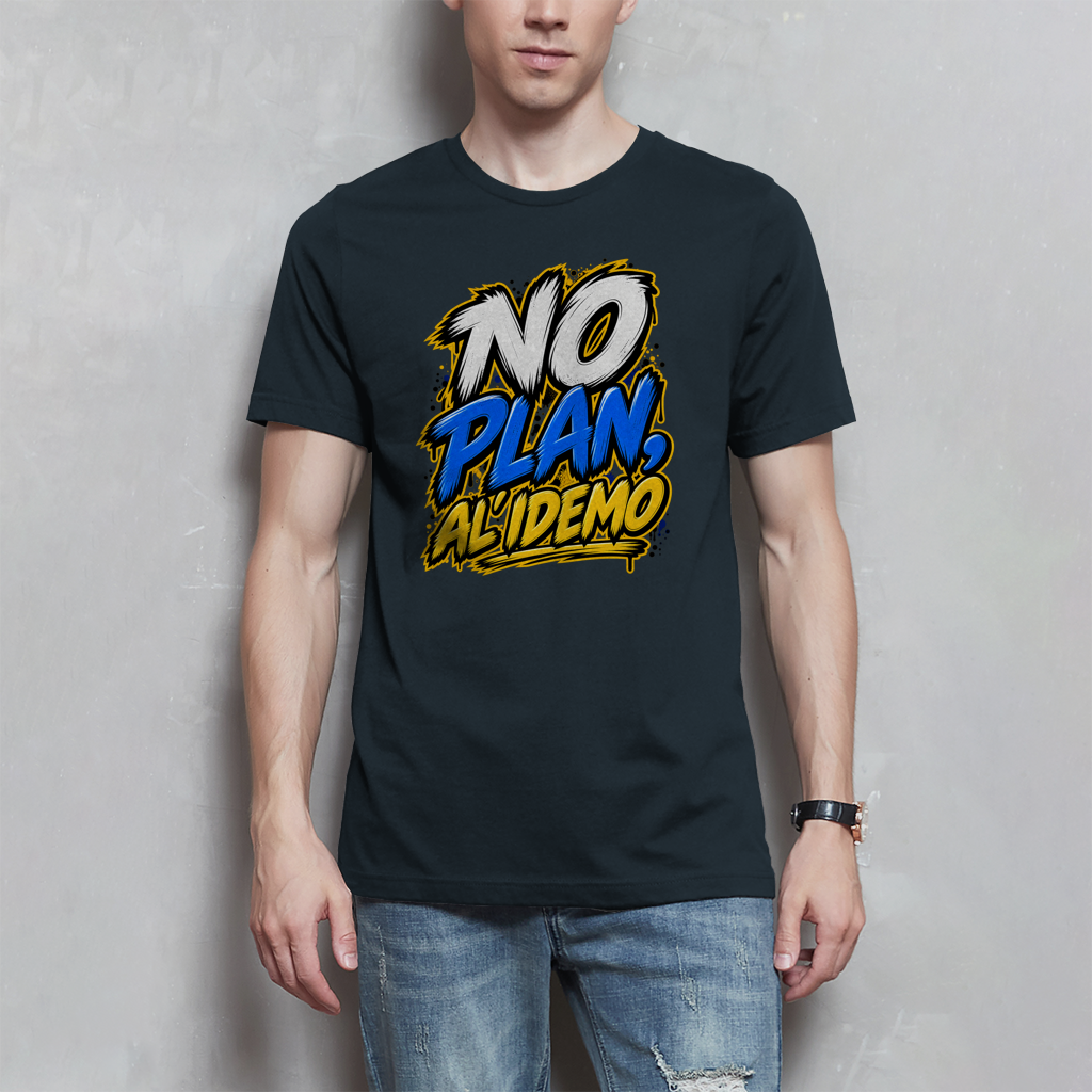 Herren T-Shirt - No plan al idemo