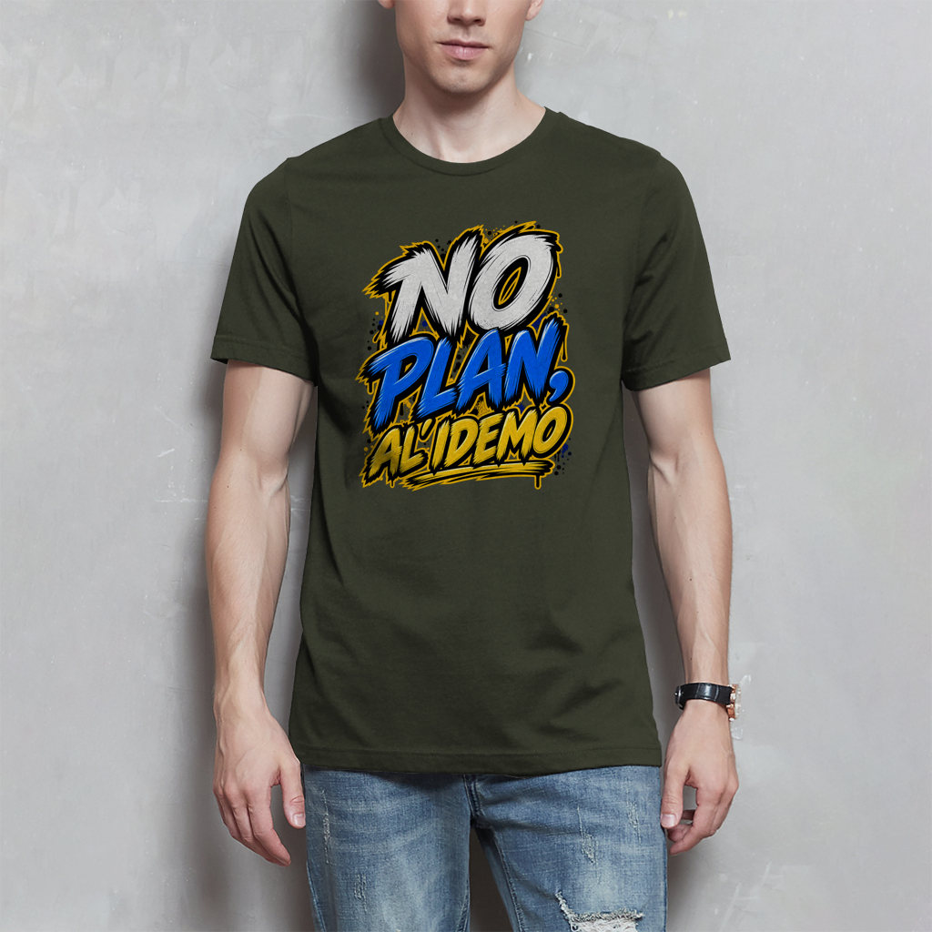 Herren T-Shirt - No plan al idemo