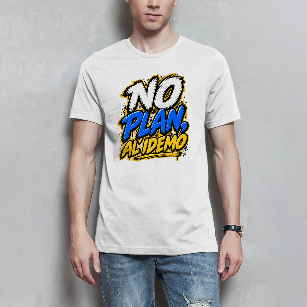 Herren T-Shirt - No plan al idemo