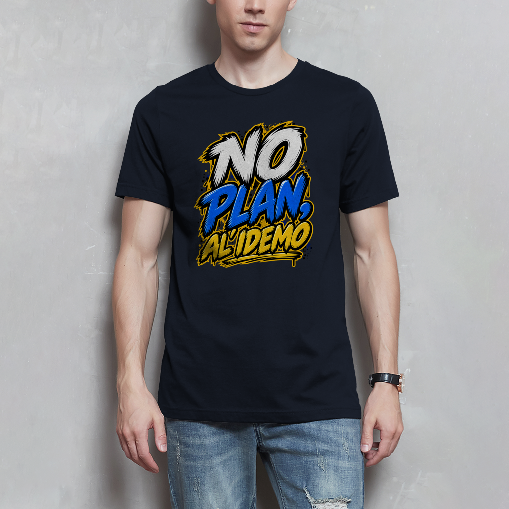 Herren T-Shirt - No plan al idemo