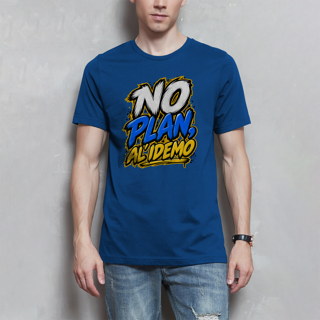 Herren T-Shirt - No plan al idemo