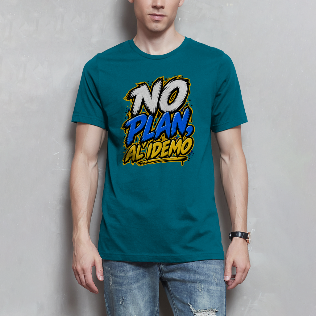 Herren T-Shirt - No plan al idemo
