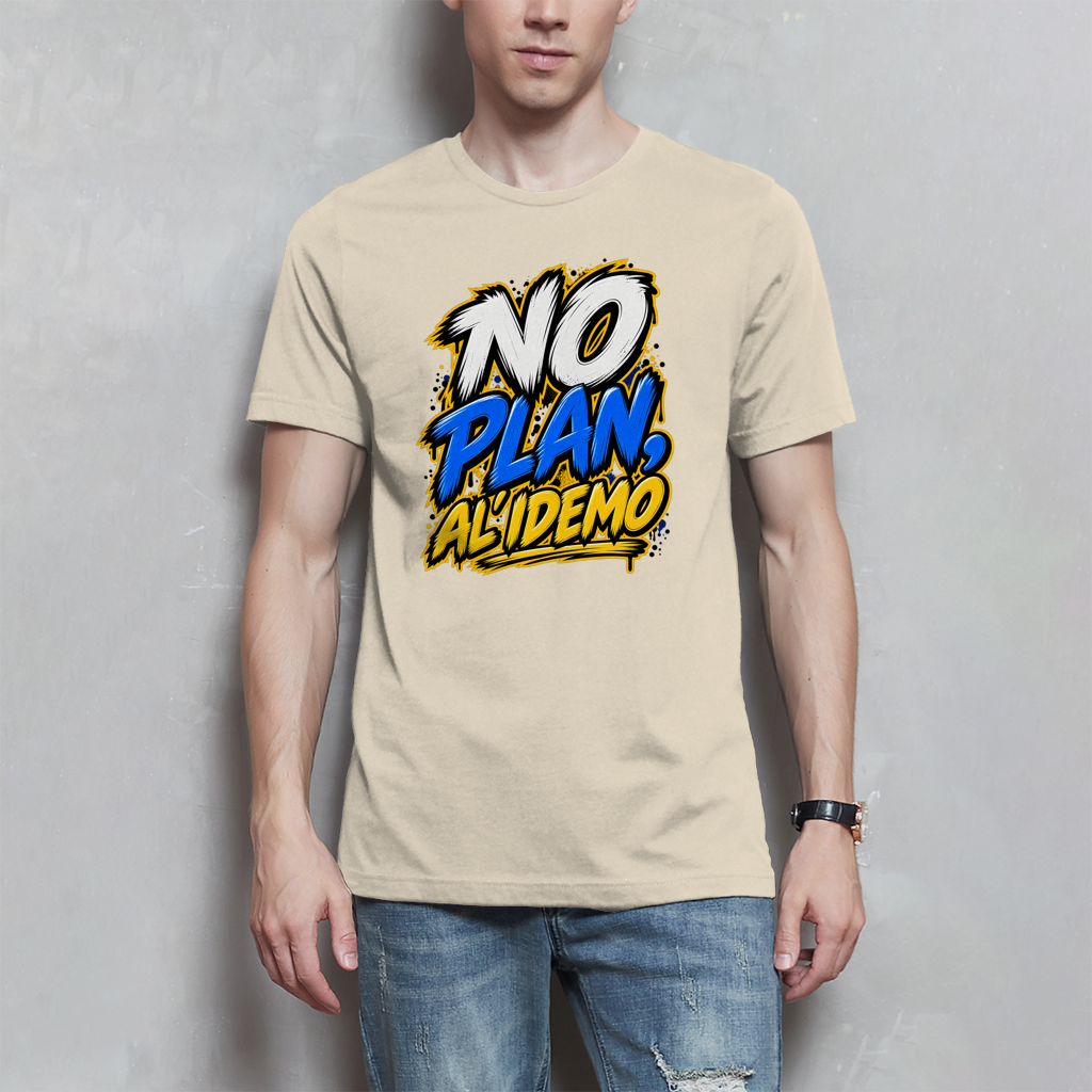 Herren T-Shirt - No plan al idemo