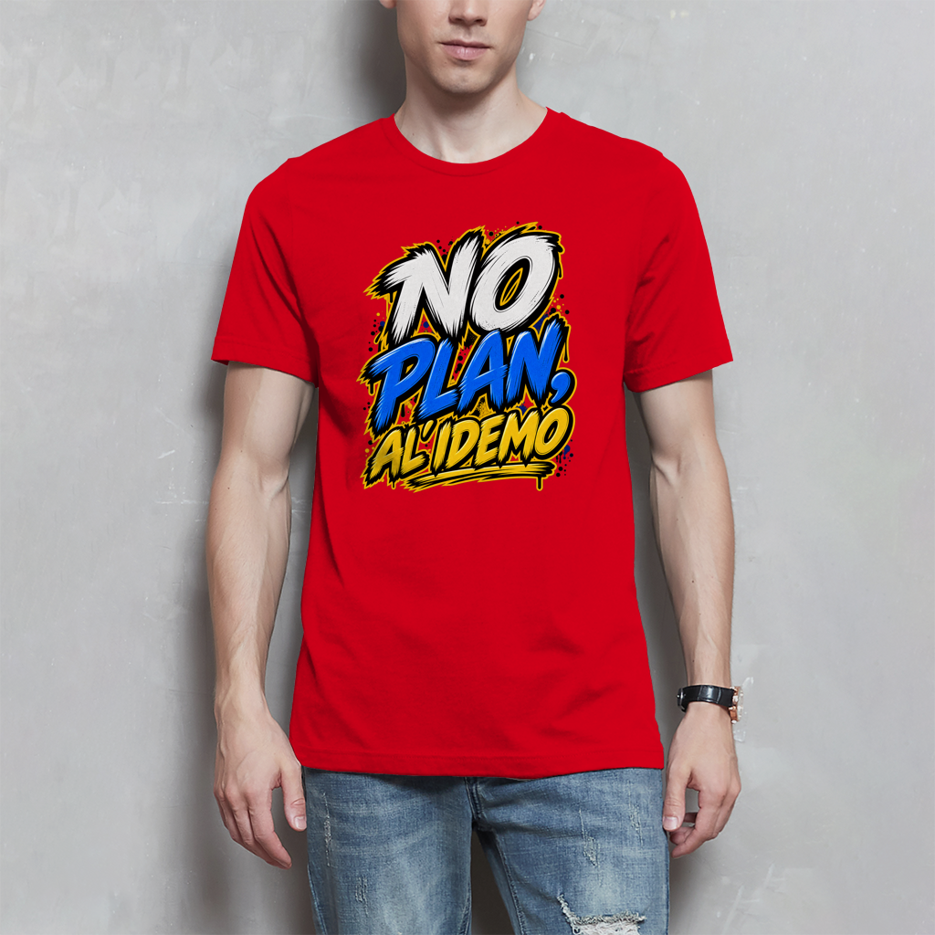 Herren T-Shirt - No plan al idemo