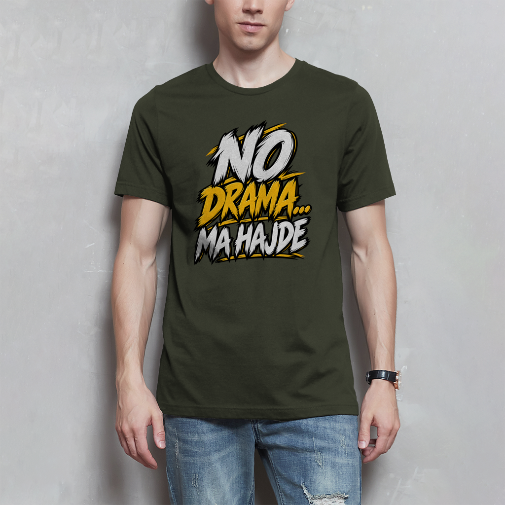 Herren T-Shirt - No drama