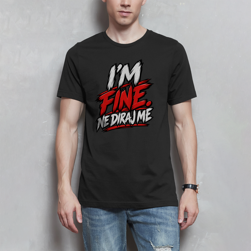 Herren T-Shirt - I am fine