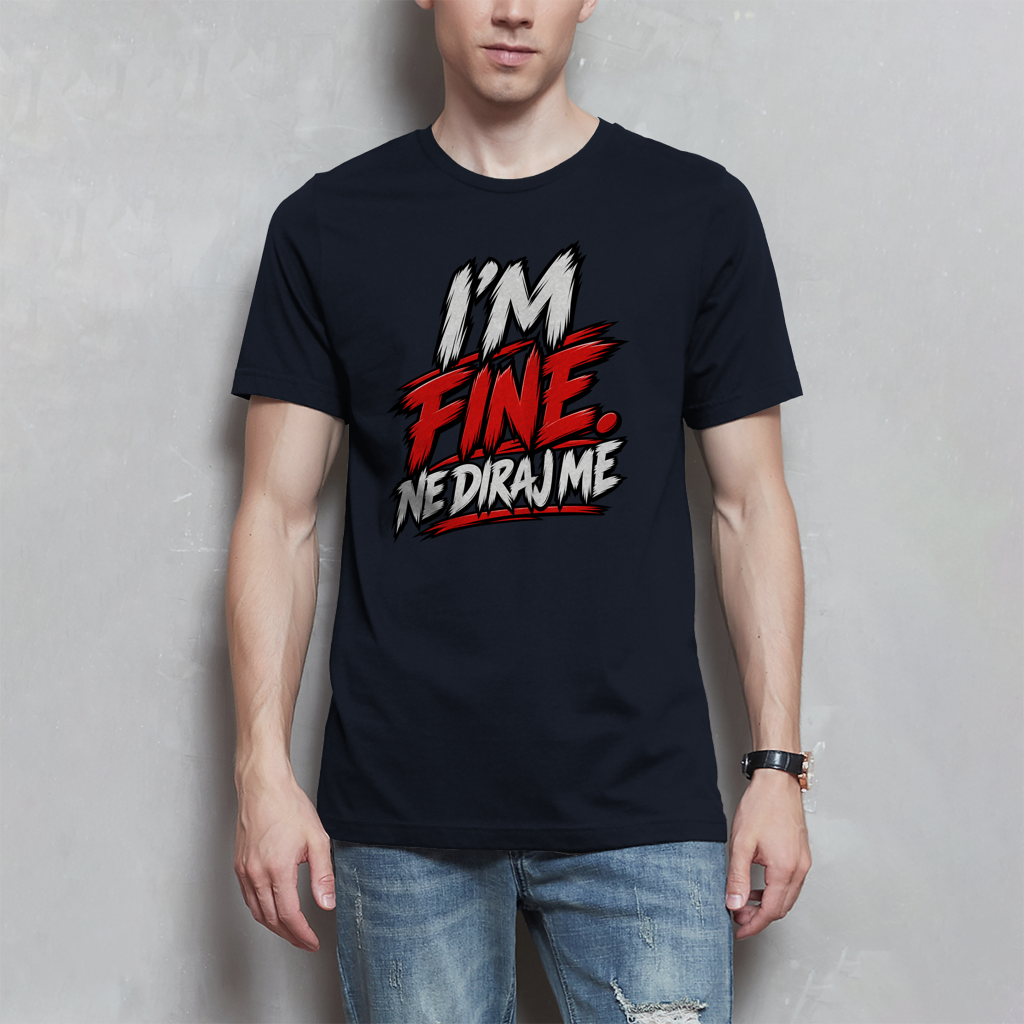 Herren T-Shirt - I am fine