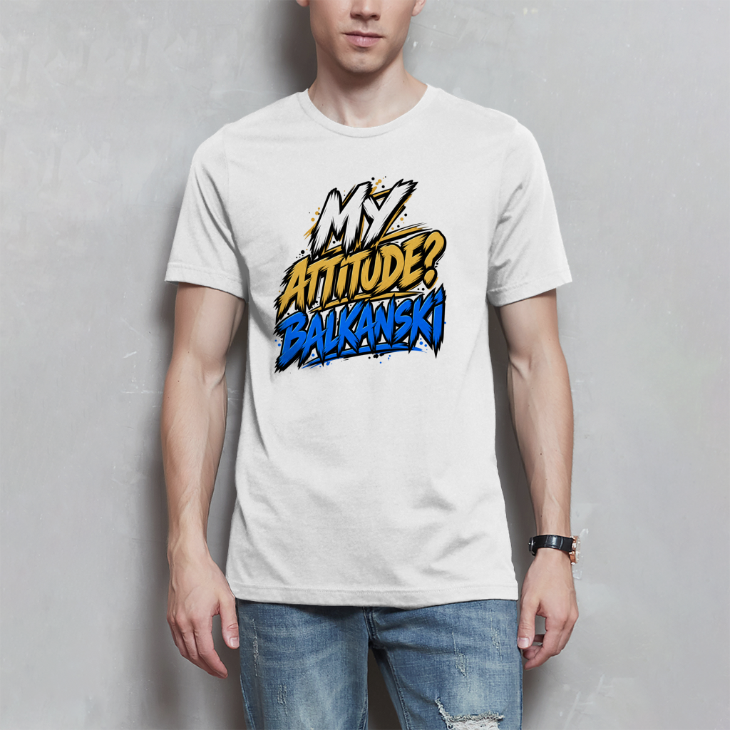 Herren T-Shirt - My attitude