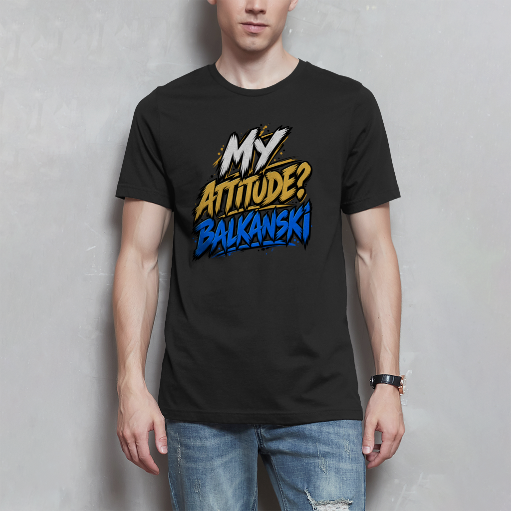 Herren T-Shirt - My attitude