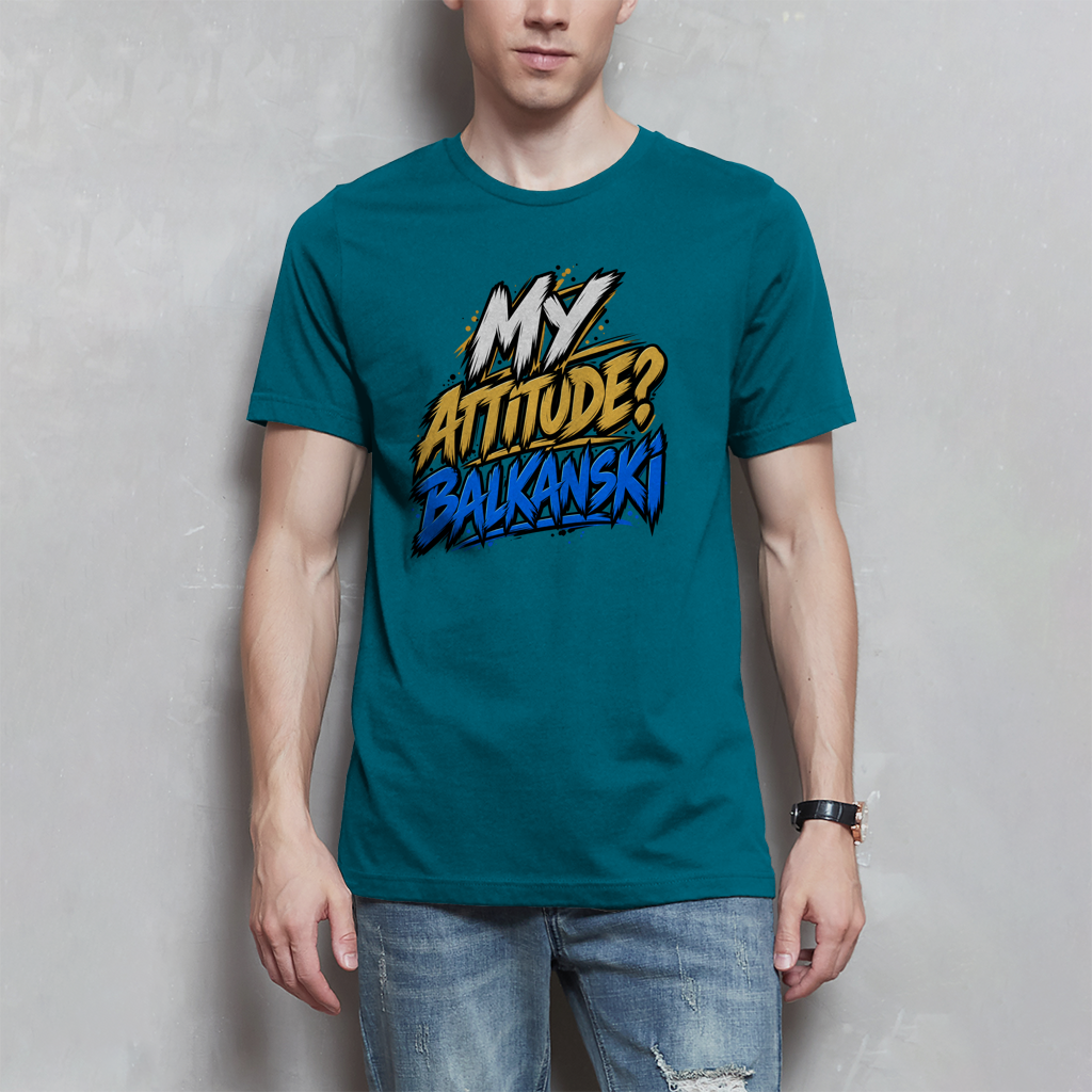 Herren T-Shirt - My attitude