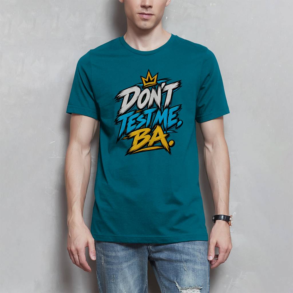 Herren T-Shirt - Do not test me