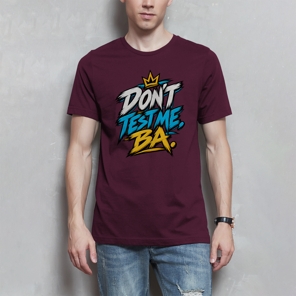 Herren T-Shirt - Do not test me