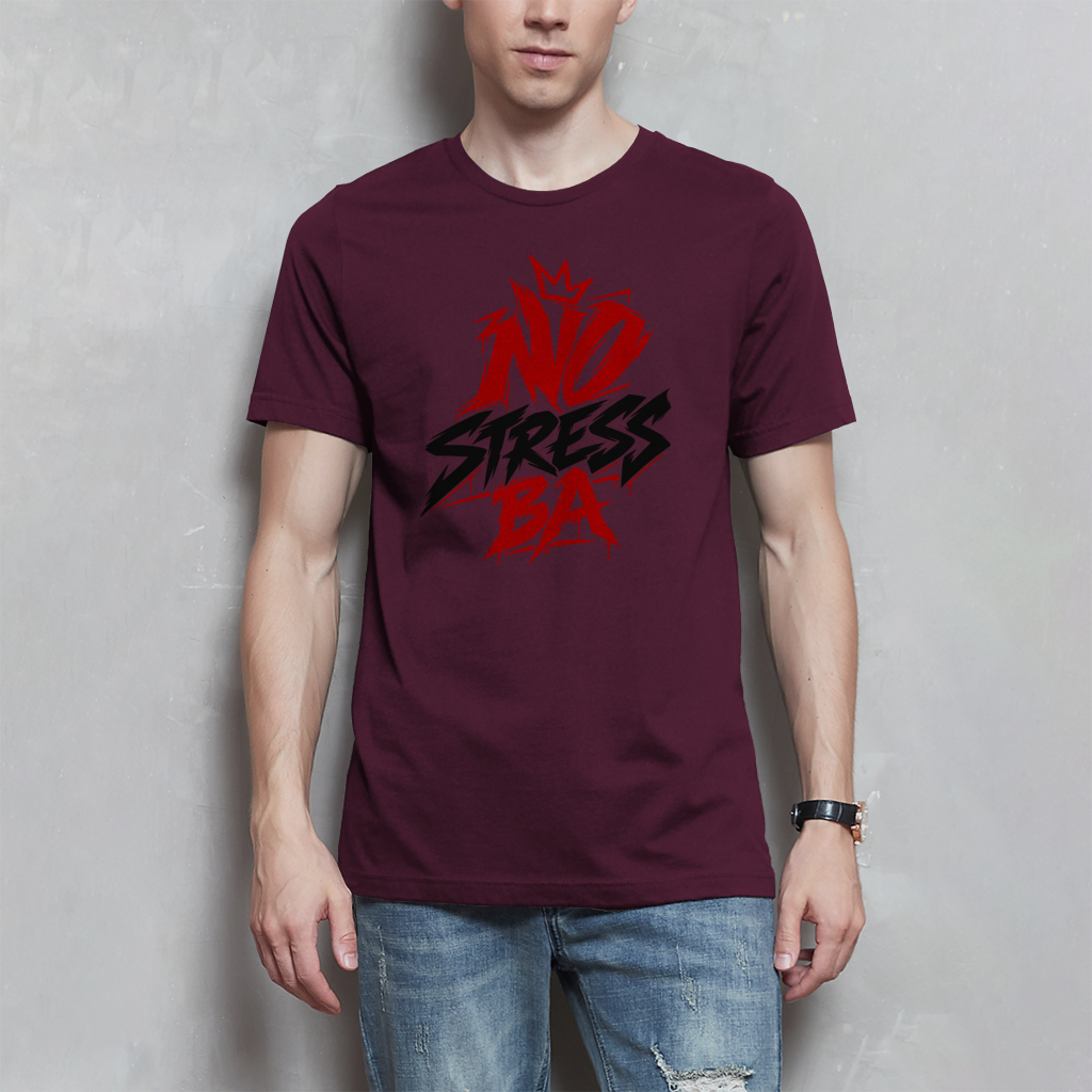 Herren T-Shirt - No stress ba