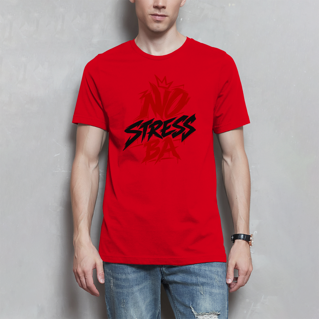 Herren T-Shirt - No stress ba
