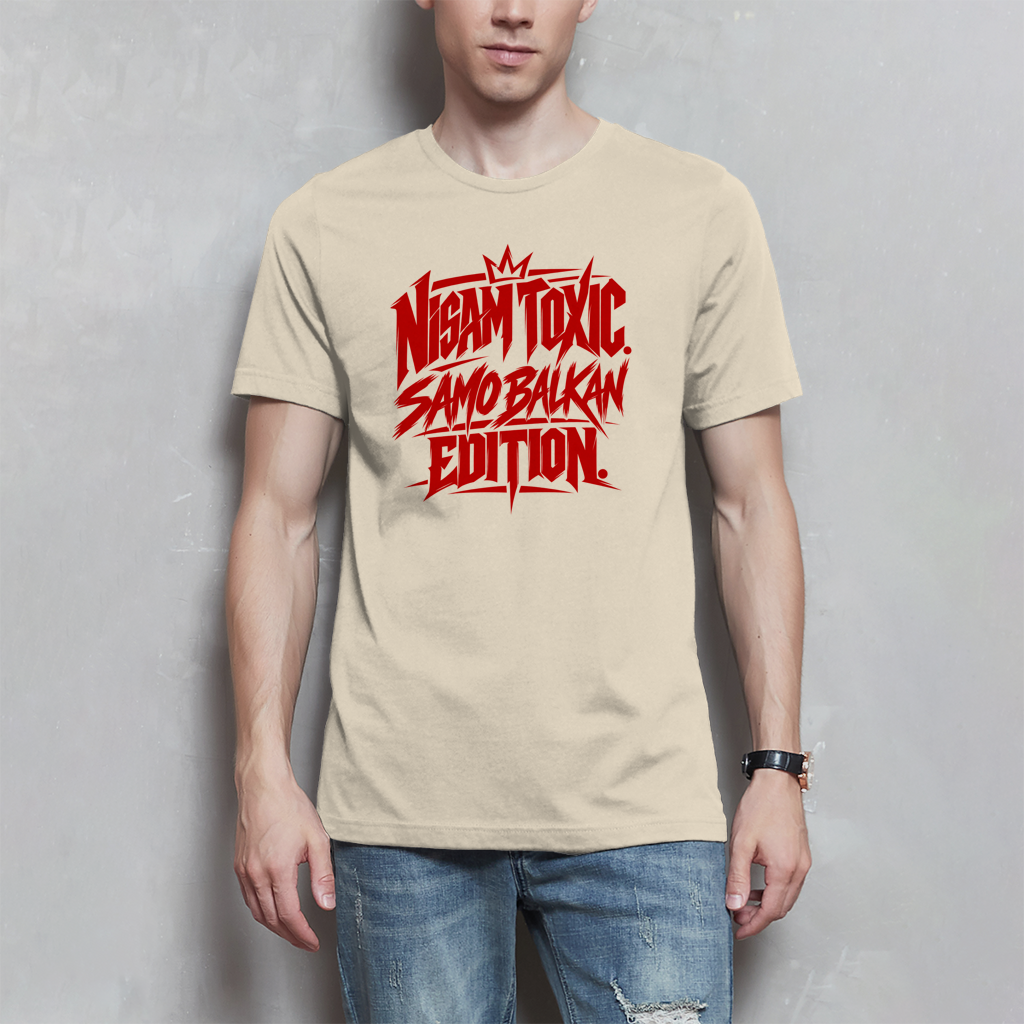 Herren T-Shirt - Nisam toxic samo balkan edition