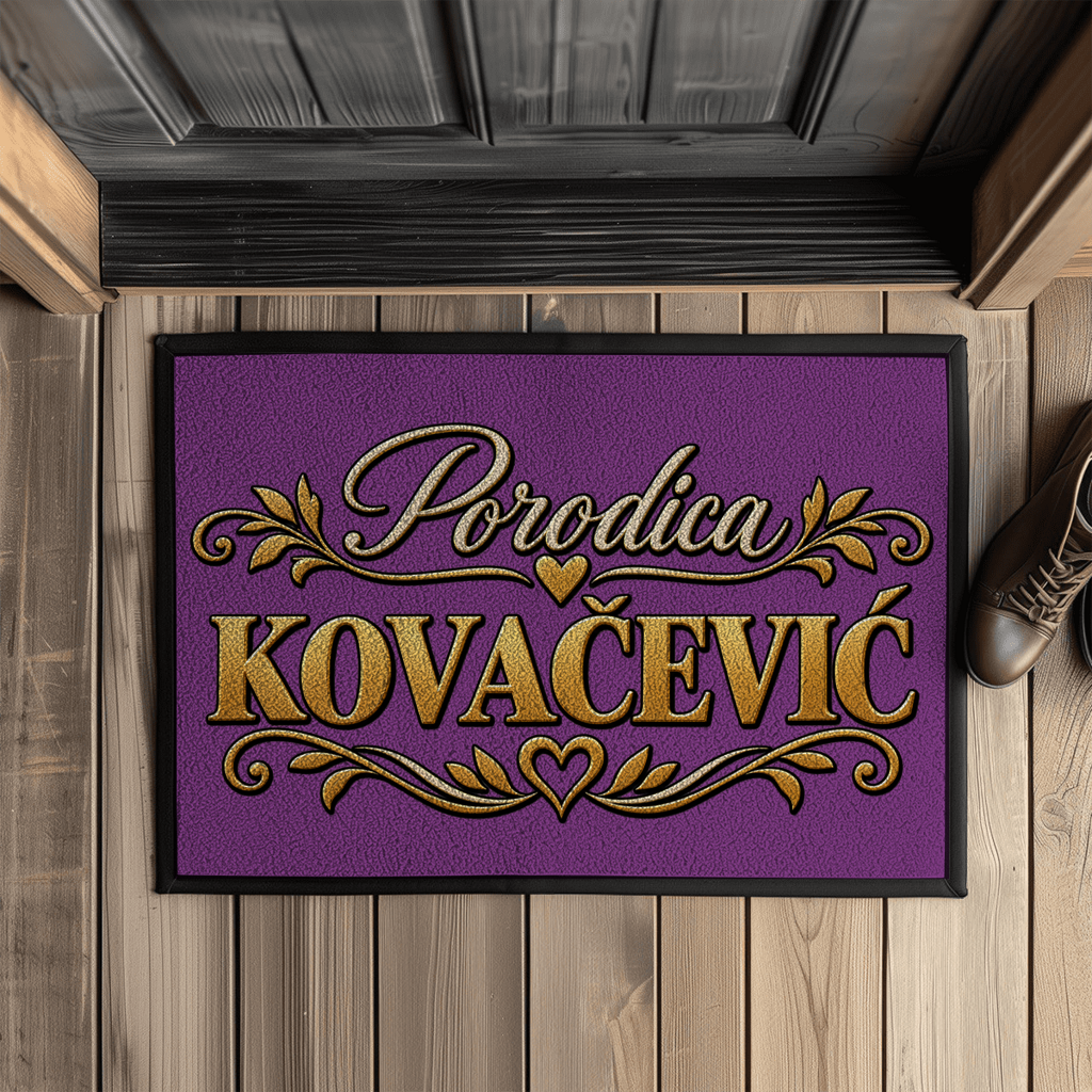 Otirač s gumenim rubom Kovačević