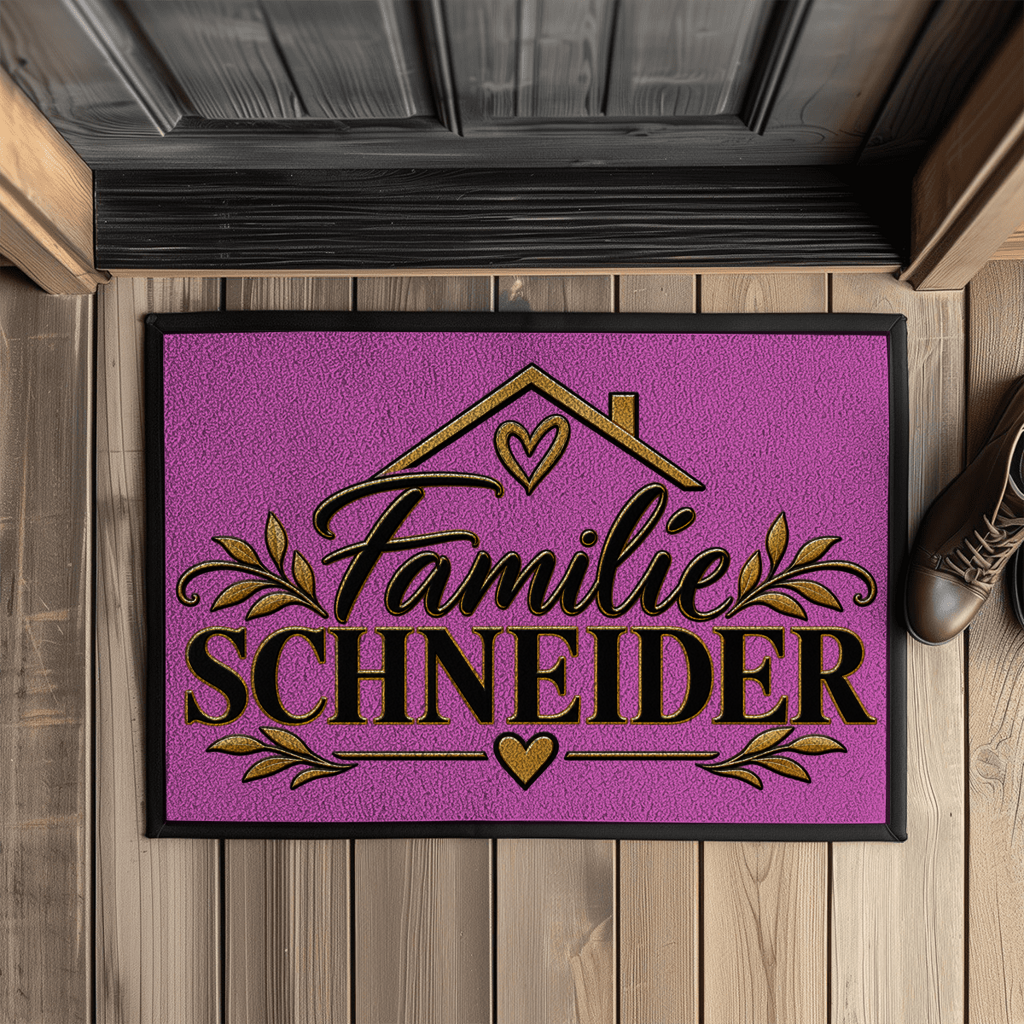 Fußmatte mit Gummirand Schneider