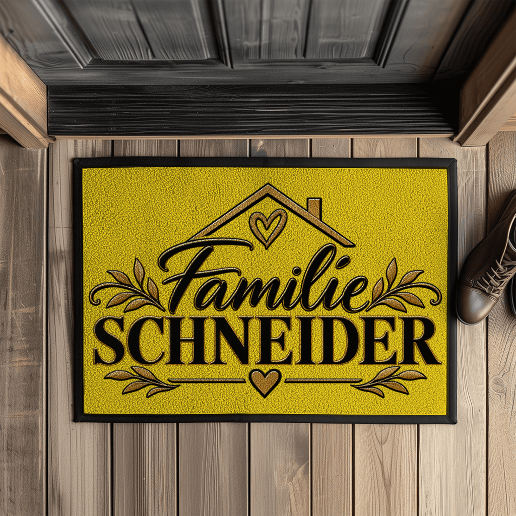 Fußmatte mit Gummirand Schneider