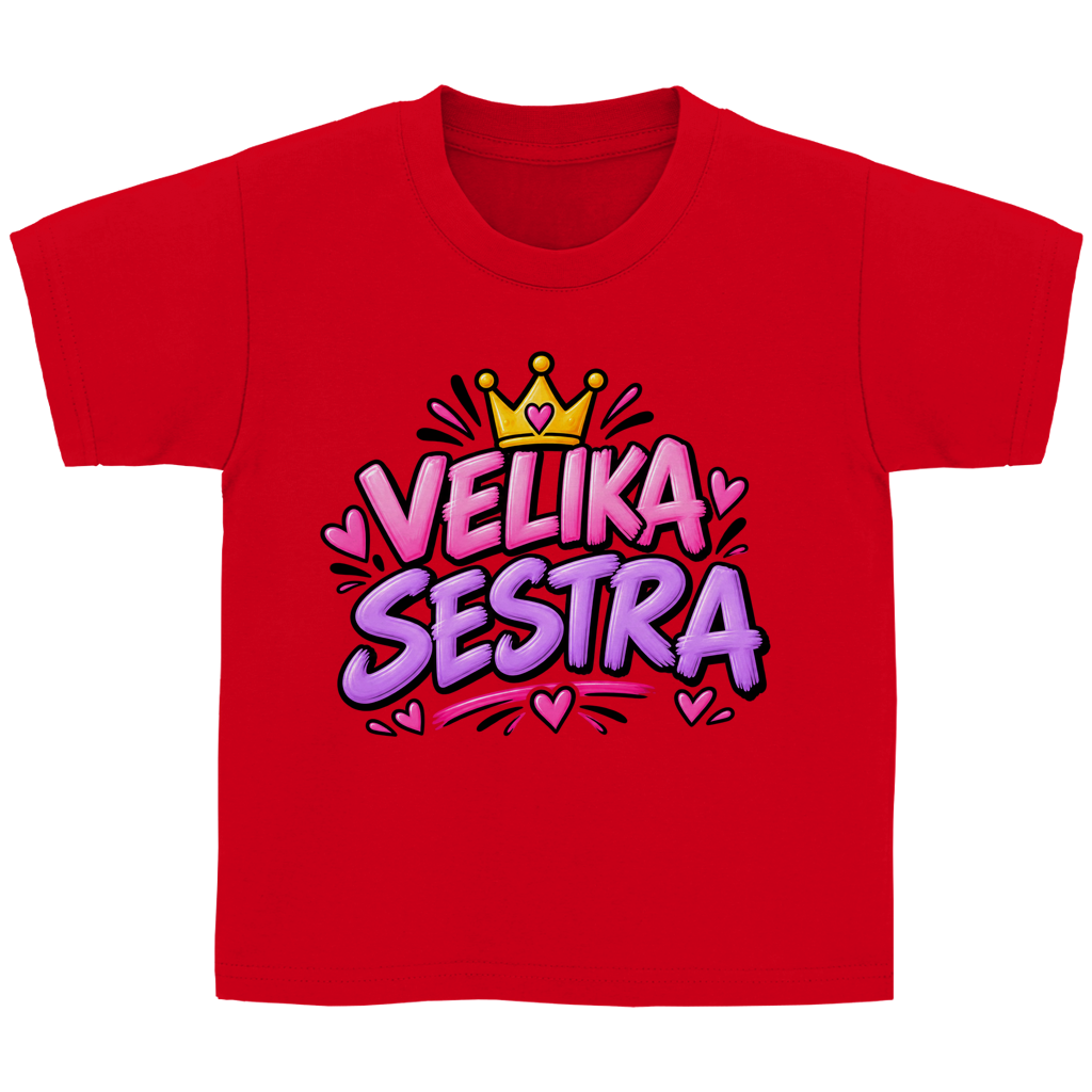 Kinder Basic T-Shirt Velika sestra