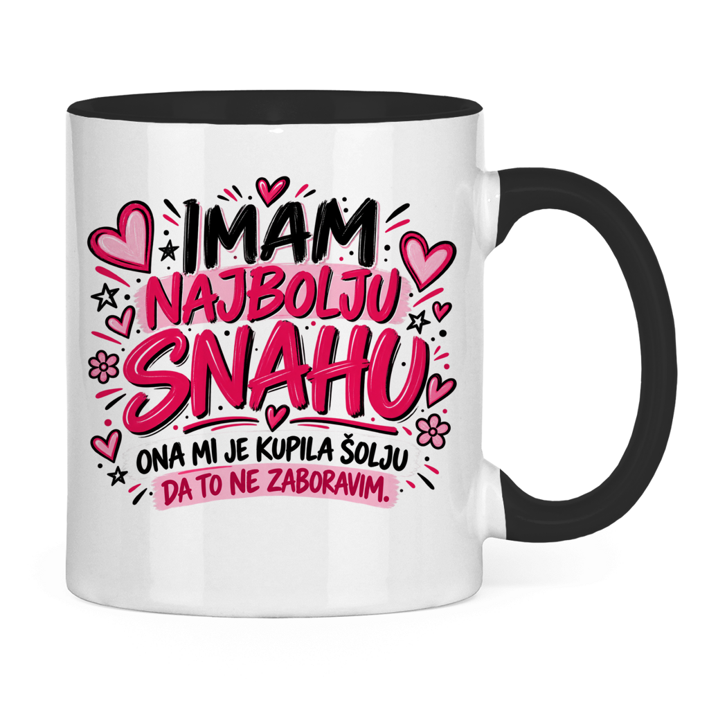 Tasse zweifarbig Imam najbolju snahu