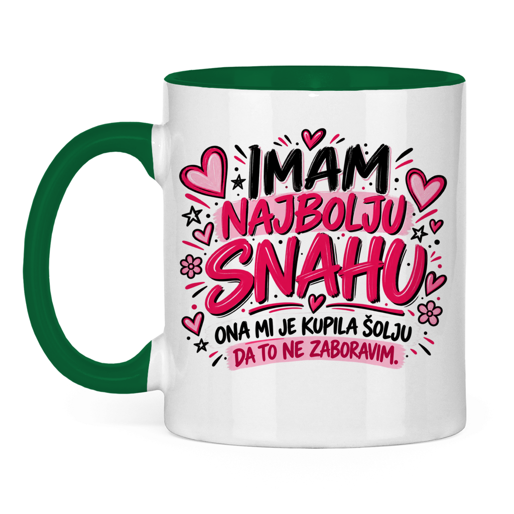 Tasse zweifarbig Imam najbolju snahu