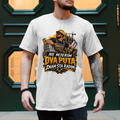 Herren T-Shirt Bauarbeiter – Ne mjerim dva puta, znam šta radim