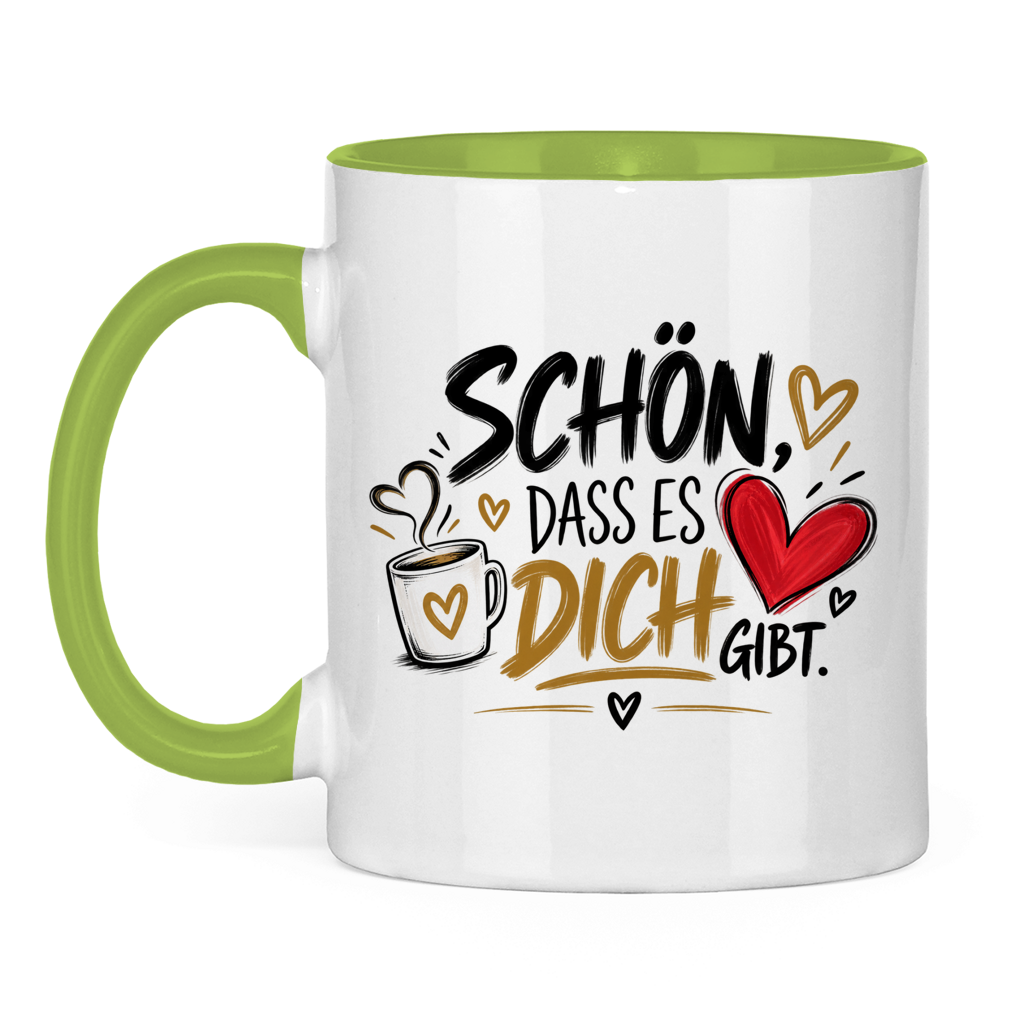 Tasse „Schön, dass es dich gibt“ – Geschenk für Lieblingsmenschen