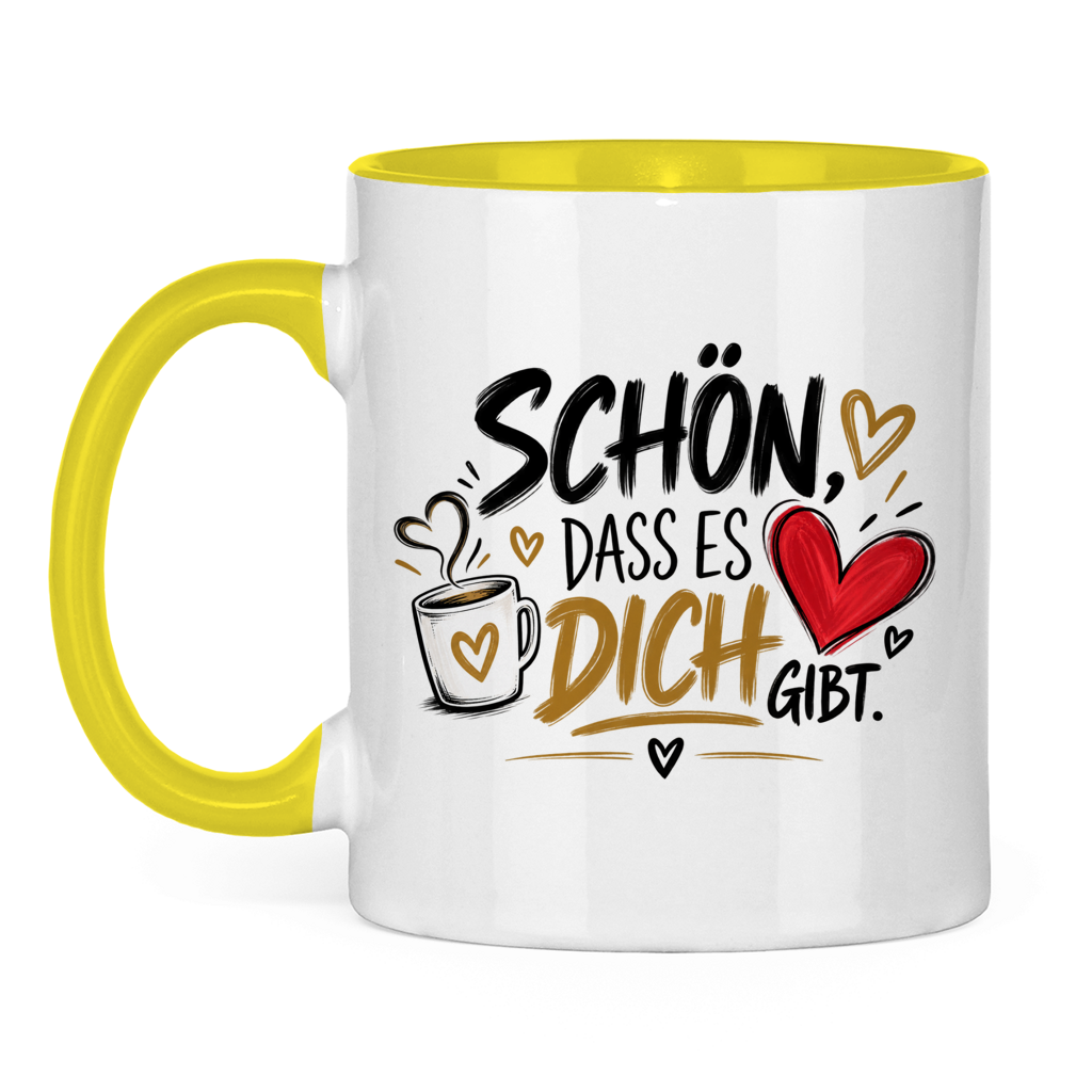 Tasse „Schön, dass es dich gibt“ – Geschenk für Lieblingsmenschen