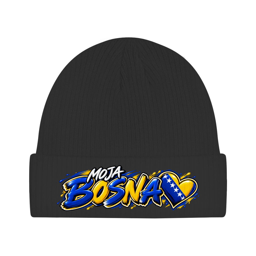 Bosnien Mütze / Beanie aus Bio-Baumwolle | Moja Bosna
