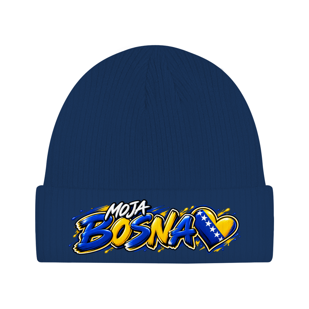 Bosnien Mütze / Beanie aus Bio-Baumwolle | Moja Bosna