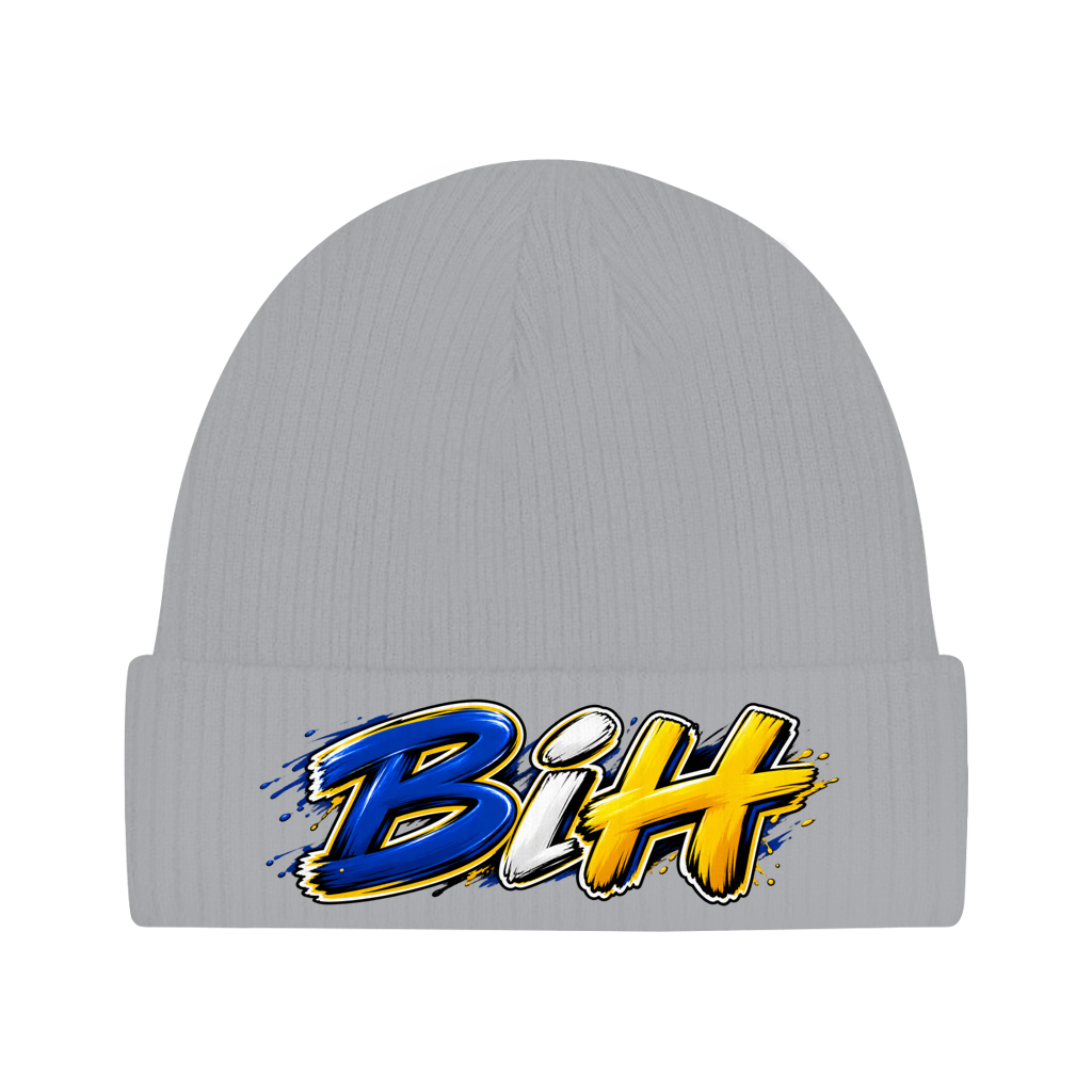 Bosnien Mütze / Beanie aus Bio-Baumwolle | BiH