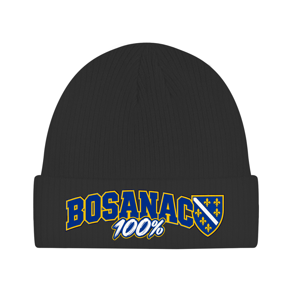 Bosnien Mütze / Beanie aus Bio-Baumwolle | Bosanac 100% Grb