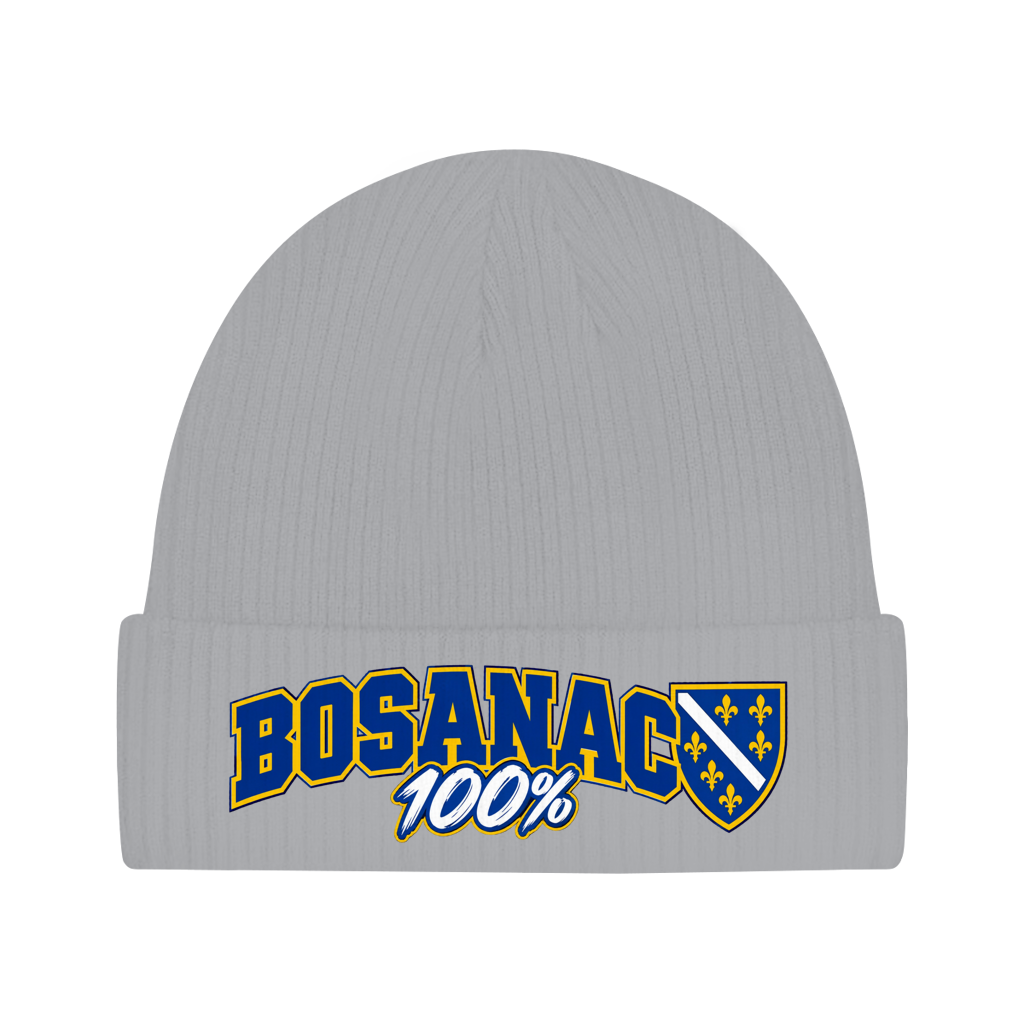 Bosnien Mütze / Beanie aus Bio-Baumwolle | Bosanac 100% Grb