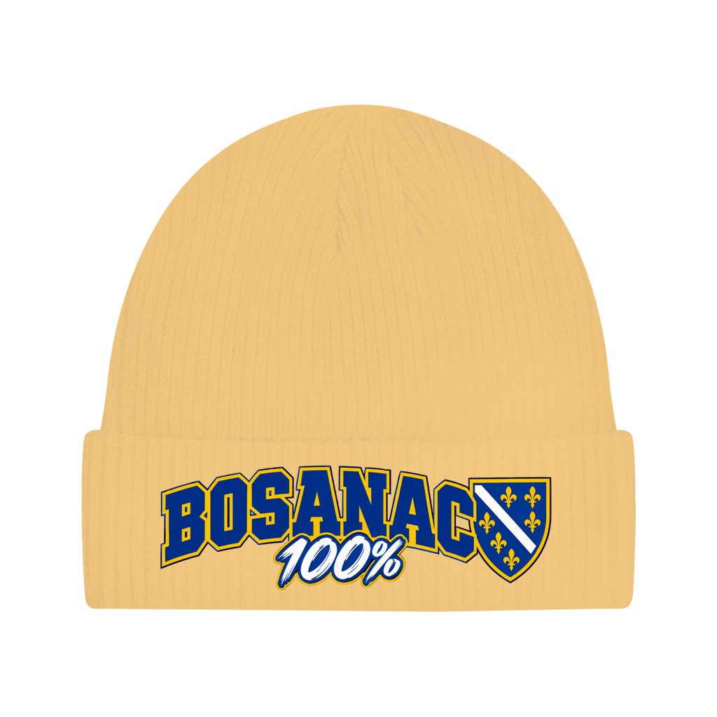Bosnien Mütze / Beanie aus Bio-Baumwolle | Bosanac 100% Grb