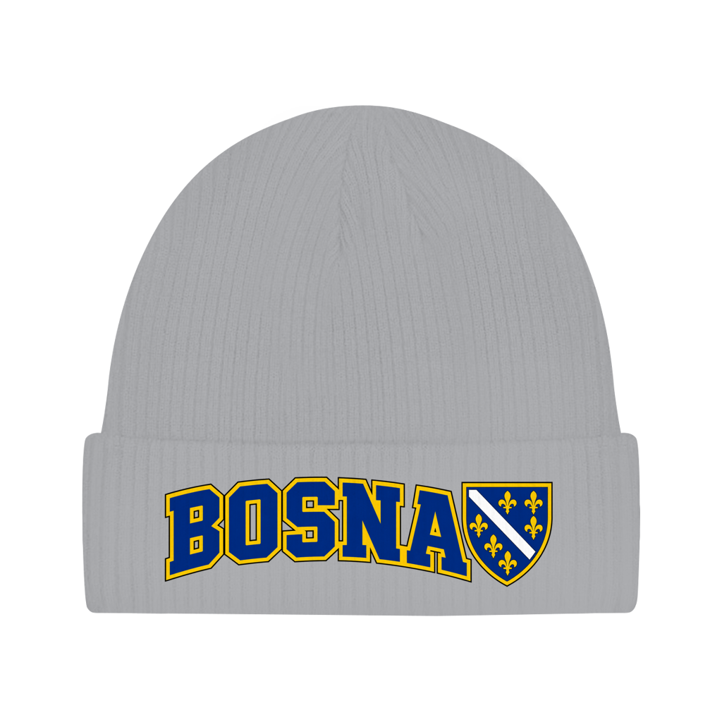 Bosnien Mütze / Beanie aus Bio-Baumwolle | Bosna Grb