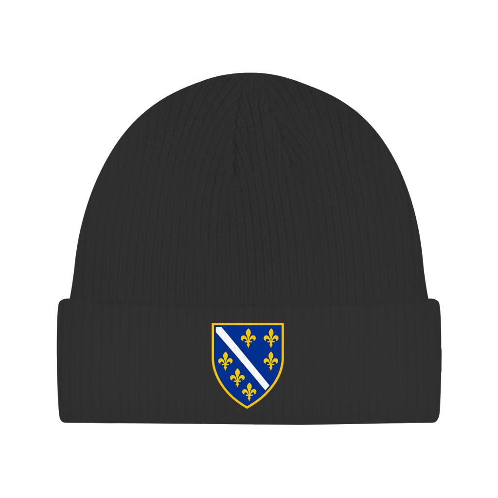 Bosnien Mütze / Beanie aus Bio-Baumwolle | Bosanski Grb