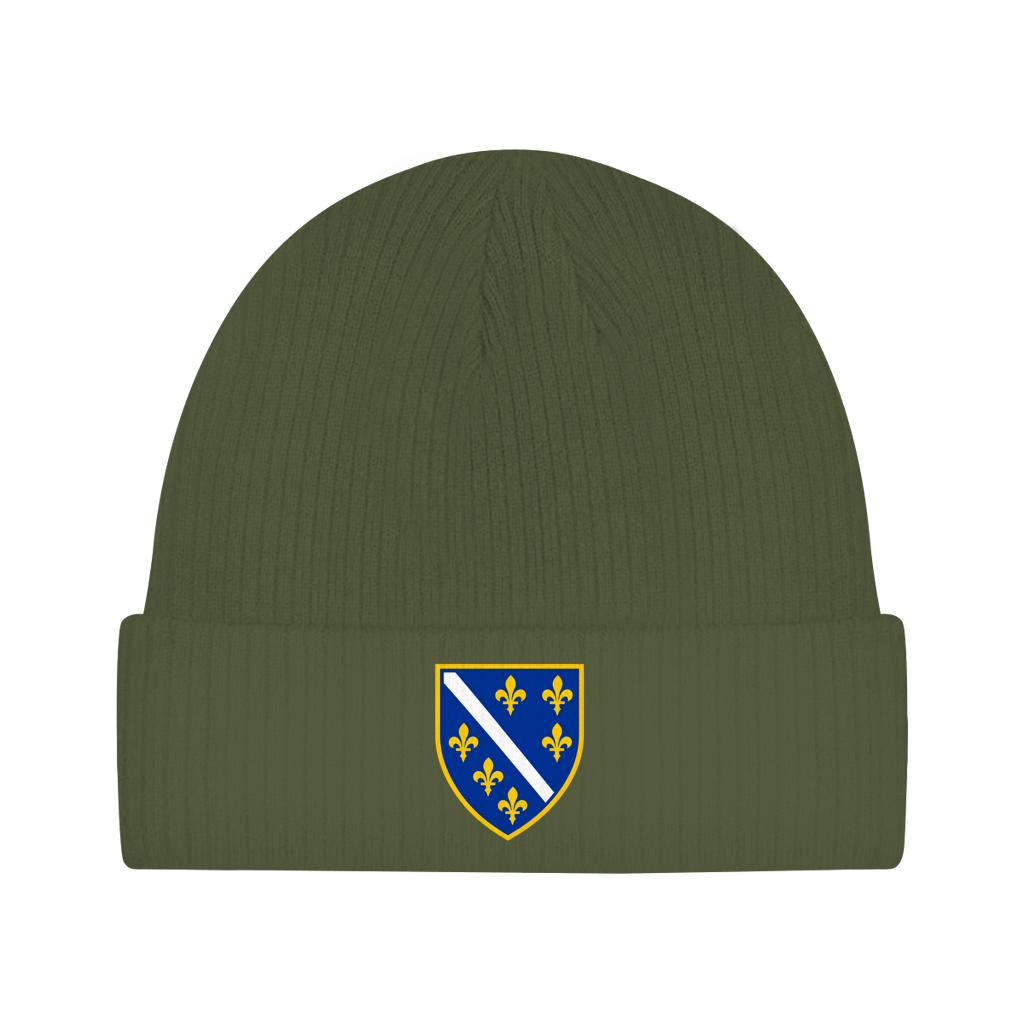 Bosnien Mütze / Beanie aus Bio-Baumwolle | Bosanski Grb