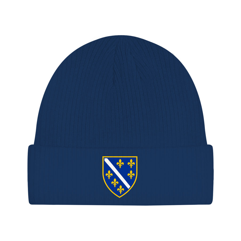 Bosnien Mütze / Beanie aus Bio-Baumwolle | Bosanski Grb