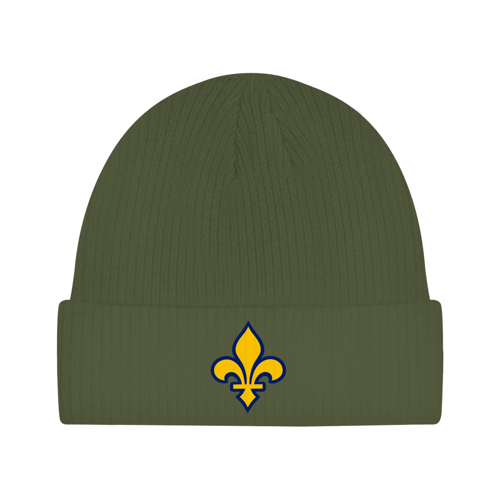 Bosnien Mütze / Beanie aus Bio-Baumwolle | Bosanski Ljiljan Gold