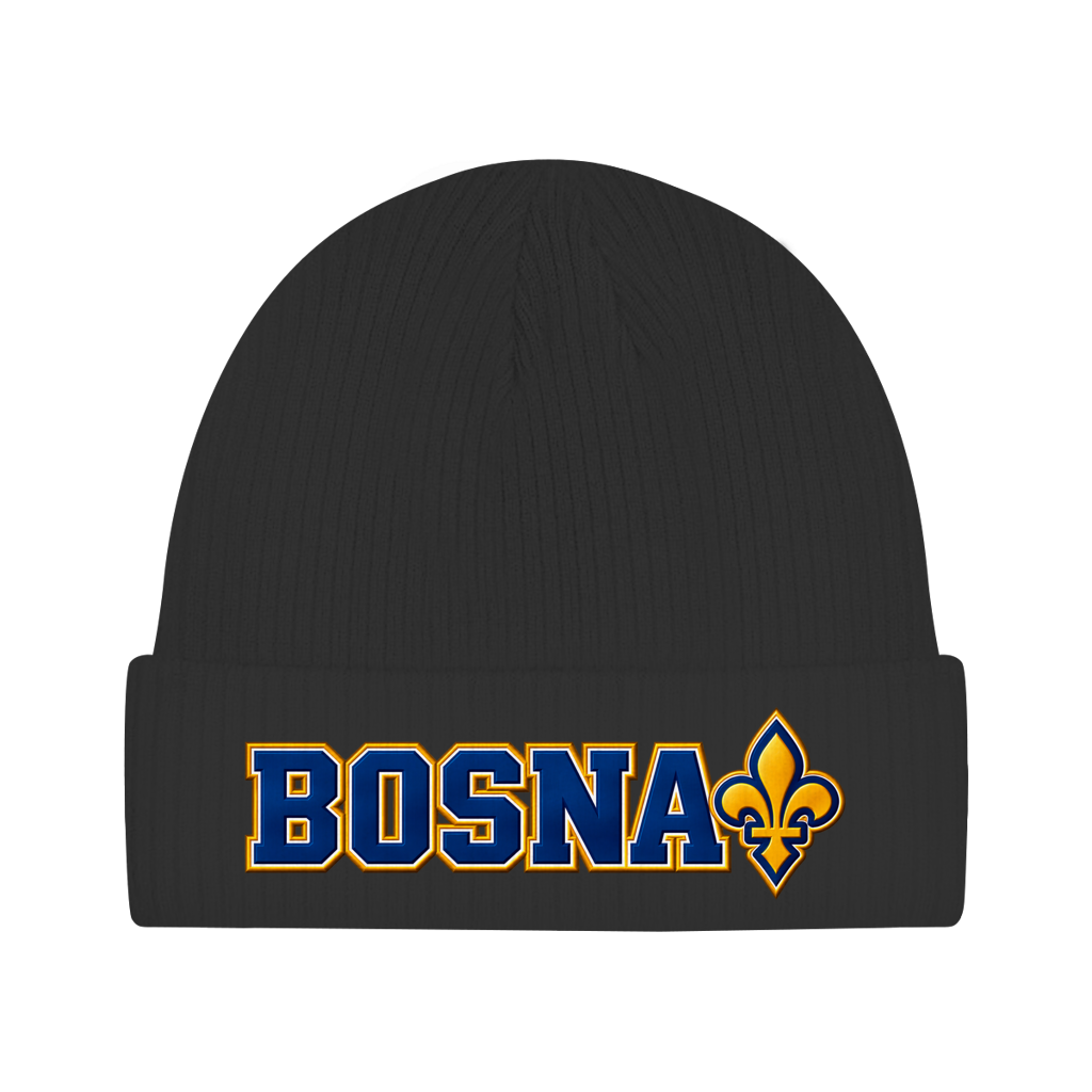 Bosnien Mütze / Beanie aus Bio-Baumwolle | Bosna Ljiljan