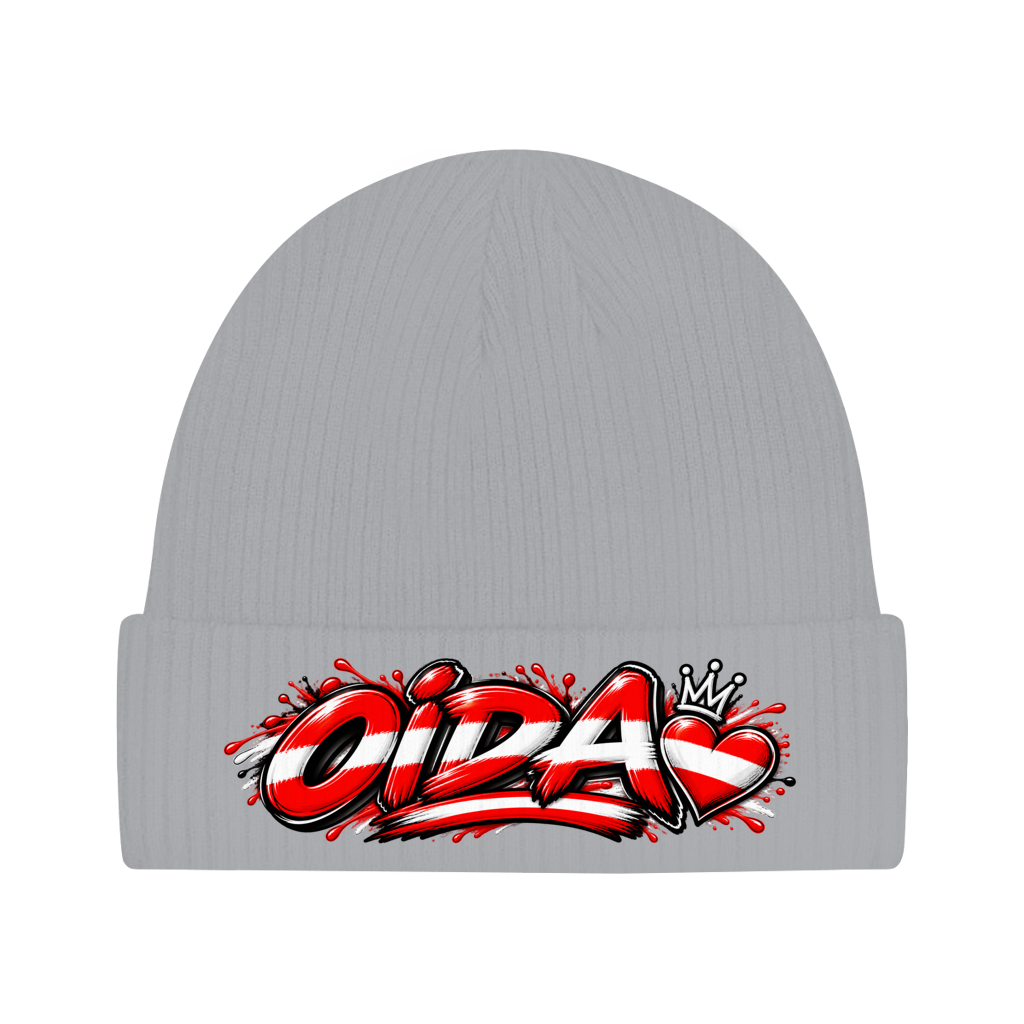 Österreich Beanie aus Bio-Baumwolle – OIDA