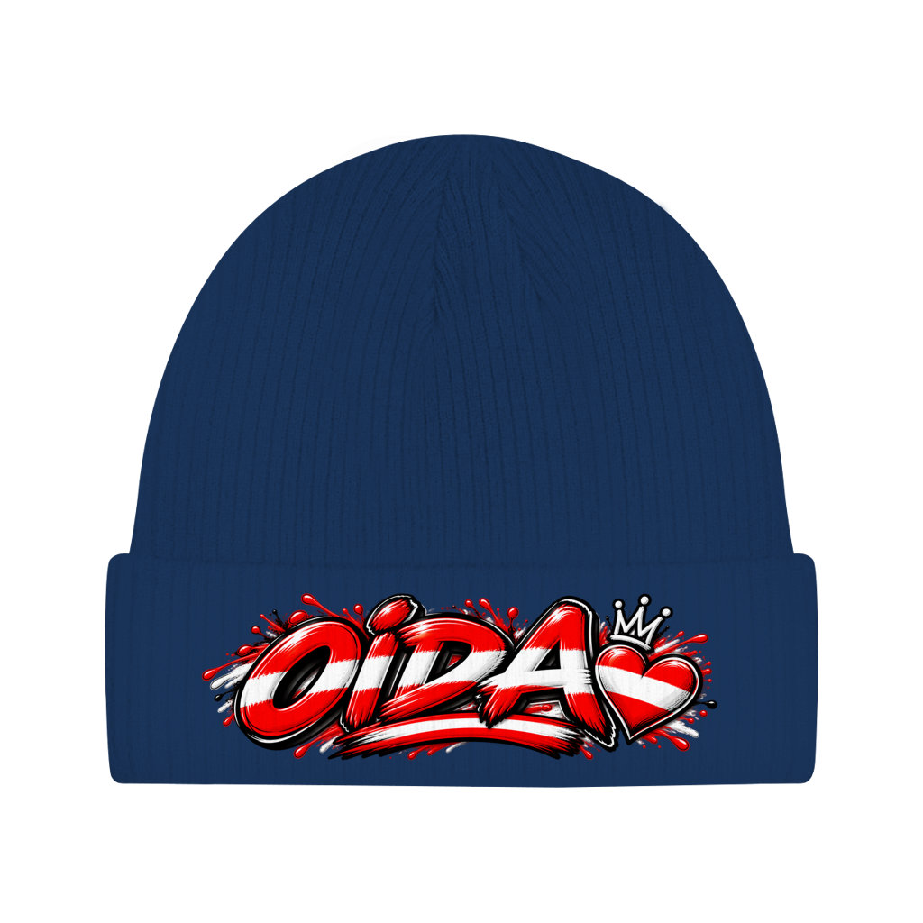 Österreich Beanie aus Bio-Baumwolle – OIDA
