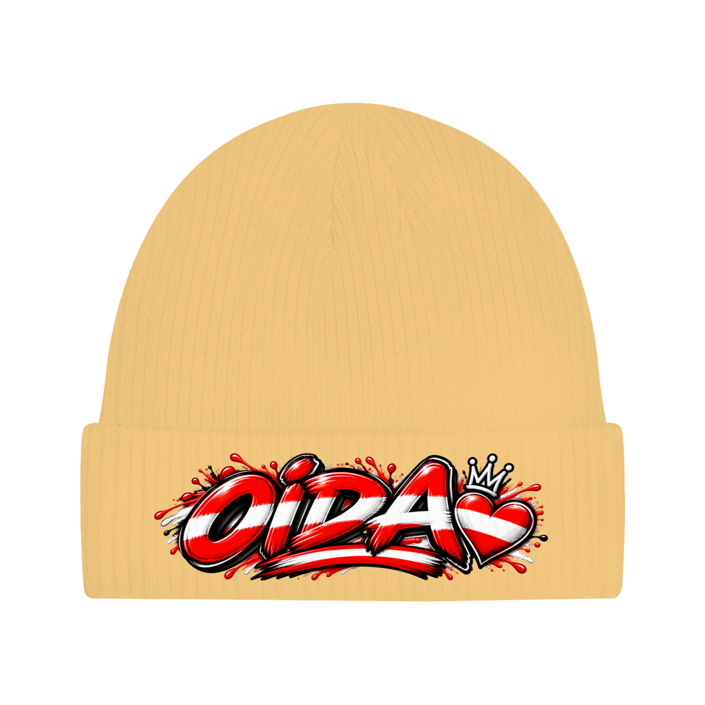 Österreich Beanie aus Bio-Baumwolle – OIDA